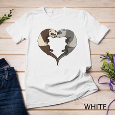 Camiseta unissex Ferret Heart Animal Lover comprar usado  Enviando para Brazil