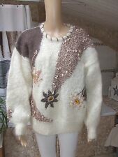 Magnifique pull mohair d'occasion  Argelès-Gazost