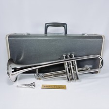 Trompeta YAMAHA YTR-135 con estuche plateado USADA segunda mano  Embacar hacia Mexico