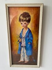 Kitsch big eyed for sale  PETERBOROUGH