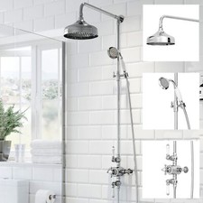 Traditional thermostatic showe for sale  EVESHAM