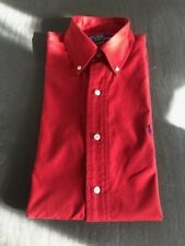 Polo by Ralph Lauren original camicia ML uomo custom fit rossa tg S/man 's shirt comprar usado  Enviando para Brazil