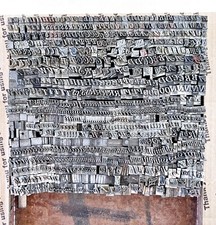 Letterpress lead type for sale  Brandon