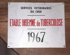 Plaque alu 1967 d'occasion  Prémery