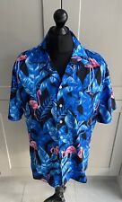 Flamingo print hawaiian for sale  LONDON