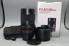 Samyang 100mm 2.8 for sale  CHELTENHAM