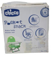 Używany, Chicco Pocket Snack Podnoszenie fotelika dziecięcego Krzesło do jadalni dla dzieci od 6 miesięcy na sprzedaż  Wysyłka do Poland
