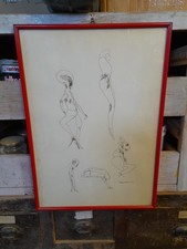 Colombotto rosso disegno usato  Santo Stefano Belbo