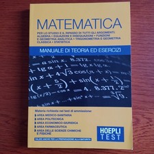 Matematica manuale teoria usato  Crema