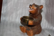 Ours bois sculpté d'occasion Ours bois sculpté d'occasion  Les Lilas