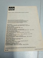Manuale uso giradischi usato  Italia