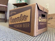 Caixa de cerveja de papelão vintage Oconto Brewing Co Oconto Wisconsin placa transportadora de caixa, usado comprar usado  Enviando para Brazil