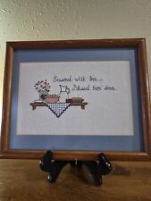 Framed counted cross for sale  Oshkosh