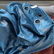teal curtains 90 x 90 for sale  POTTERS BAR