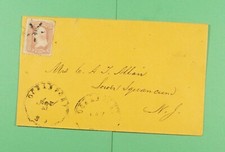 DR WHO 1860S FANCY CANCEL STAR DPO OCEAN PORT NJ 1850-1894 m31147 comprar usado  Enviando para Brazil