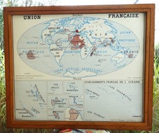 Ancienne carte géographie d'occasion Ancienne carte géographie d'occasion  Saint-Brieuc