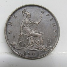 1889 one penny for sale  HALESWORTH