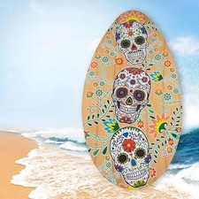 Skimboard imprimé squelette d'occasion  Expédié en France
