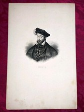 Antique engraving portrait d'occasion  Expédié en Belgium