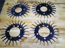 Corvette 1963 Z06 Big Brake conjunto de aletas de resfriamento, 2 dianteiras e 2 traseiras, nunca instaladas, usado comprar usado  Enviando para Brazil