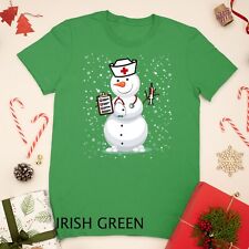 Camiseta unissex engraçada Natal enfermeira homem neve enfermagem RN, usado comprar usado  Enviando para Brazil