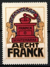 Reklamemarke aecht franck gebraucht kaufen  Berlin