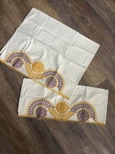 Pair beautiful crochet for sale  Seward