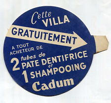 Publicité ancienne cadum d'occasion  Dijon