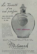 Publicite molinard eau d'occasion  Cires-lès-Mello