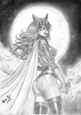 Arte original Huntress (09"x12") por Jaison Correia - Ed Benes Studio, usado comprar usado  Brasil 