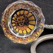 Swarovski lion head for sale  ROWLANDS GILL