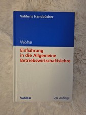 Günter wöhe einführung gebraucht kaufen  Münster