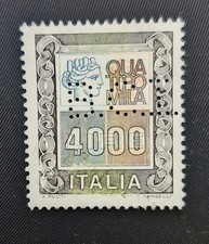 Perfin repubblica italiana usato  Trieste