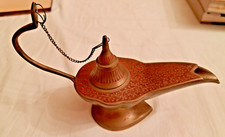 Lampada aladino ottone usato  Spadafora