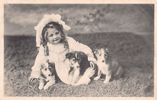 Postcard little girl for sale  PETERBOROUGH