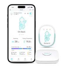 Monitor de bebé inteligente Sense-U Pro largo alcance con vibración de excitación, alertas audibles segunda mano  Embacar hacia Mexico
