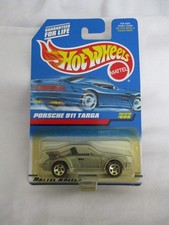 Hot Wheels 1998 Collector #608 Porsche 911 Targa carroceria prata 5spk lacrado no cartão comprar usado  Enviando para Brazil