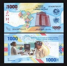Estados da África Central 1000 francos 2020 2022, UNC, polímero híbrido, P-701, usado comprar usado  Enviando para Brazil