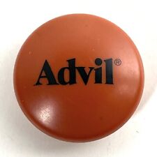 "Imán publicitario vintage Advil Medicine antiguo redondo en forma de píldora refrigerador 1,25""" segunda mano  Embacar hacia Argentina