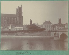 Mantes-la-Jolie (Yvelines). Tirage circa 1905-10. comprar usado  Enviando para Brazil