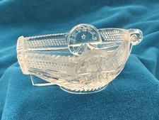 Antiga adega de sal Lafayette B & S roda de remo de vidro sanduíche comprar usado  Enviando para Brazil