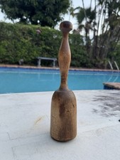 Usado, Triturador de argamassa triturador primitivo de madeira virada para alimentos pilão martelo ferramenta 10,5” comprar usado  Enviando para Brazil