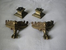 Pieds pendule bronze d'occasion Pieds pendule bronze d'occasion  Motteville