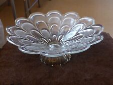 Vintage glass pedestal for sale  EASTLEIGH