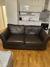 Leather convertible sofa for sale  LONDON