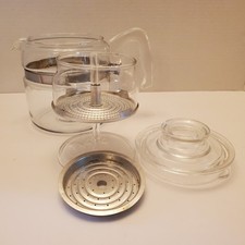 Usado, Vintage Flameware Pyrex 7754 Fogão de Vidro Top 4-CUP PERCOLATOR Completo comprar usado  Enviando para Brazil