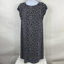 Vestido Feminino Oh Baby by Motherhood Shift Pequeno Manga Curta Preto Branco Elástico, usado comprar usado  Enviando para Brazil