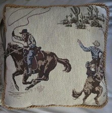 Vintage tapestry cowboy for sale  Troy