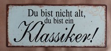 Retro blechschild 30x13 gebraucht kaufen  Wesseling