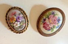 Anciennes broches porcelaine d'occasion  Les Pennes-Mirabeau